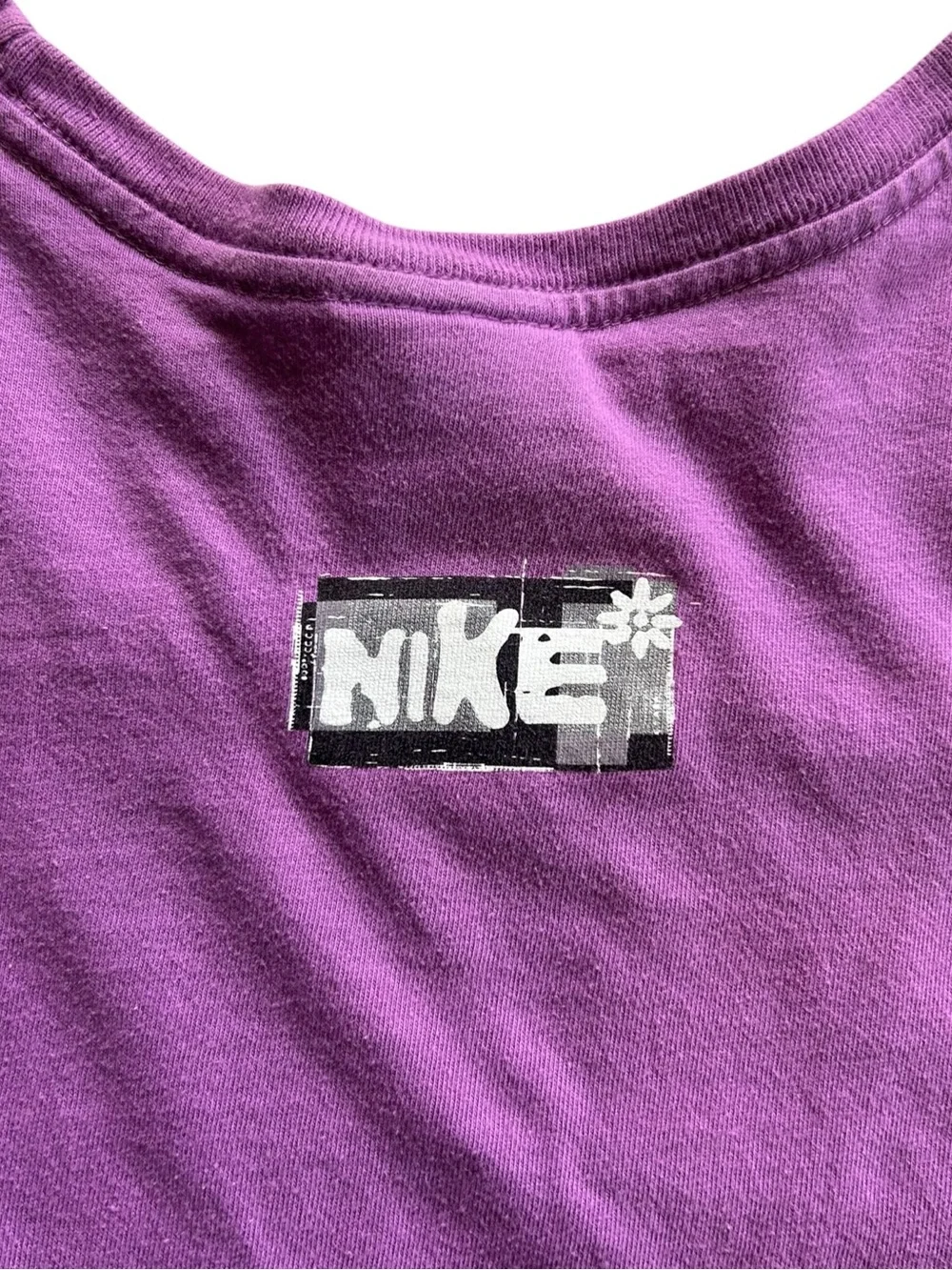 Y2K Nike Vintage Boxy 100% Cotton Size XL Sparkly Retro Grunge Skater Activewear